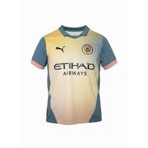 Puma Man City Jersey Youth XL DryCELL Soccer Football Shirt Pastel Fan Gear